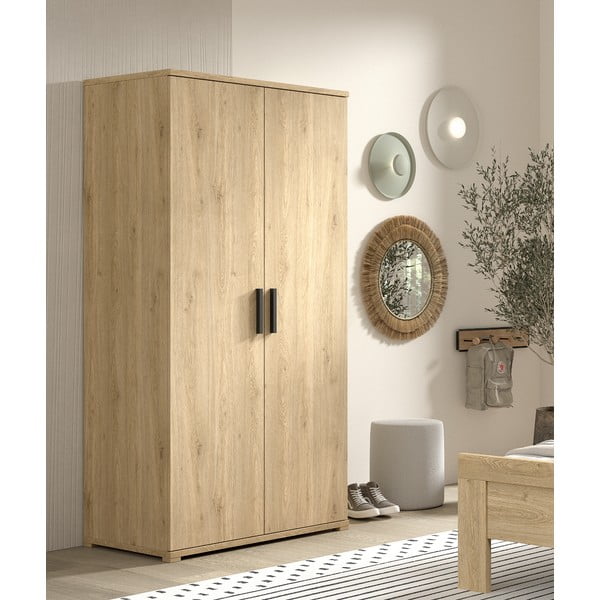 Armadio per bambini di colore naturale 100x199x59 cm Sam – Vipack-image-1