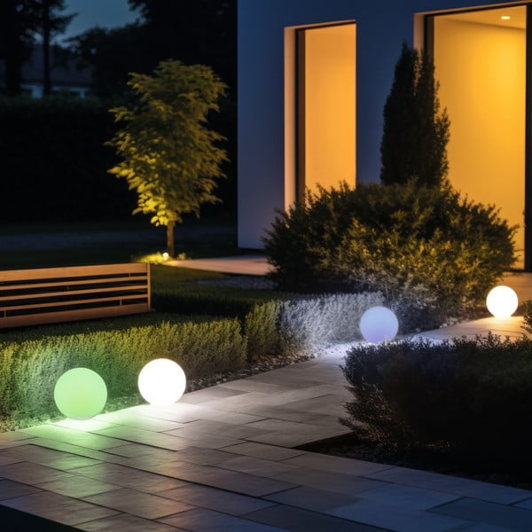 Apparecchio solare a LED per esterni (altezza 28 cm) Melo - Trio-image-2