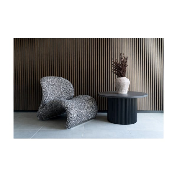 Tavolino rotondo marrone scuro effetto pioppo ø 80 cm Boavista - House Nordic-image-2