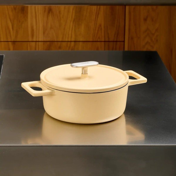 Casseruola in ghisa con coperchio incluso adatta all'induzione 2 l Mattia 3.0 – FABINI-image-1