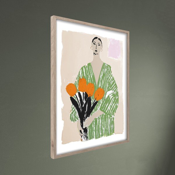 Dipinto stampato con cornice inclusa 50x70 cm Stella – Styler-image-4