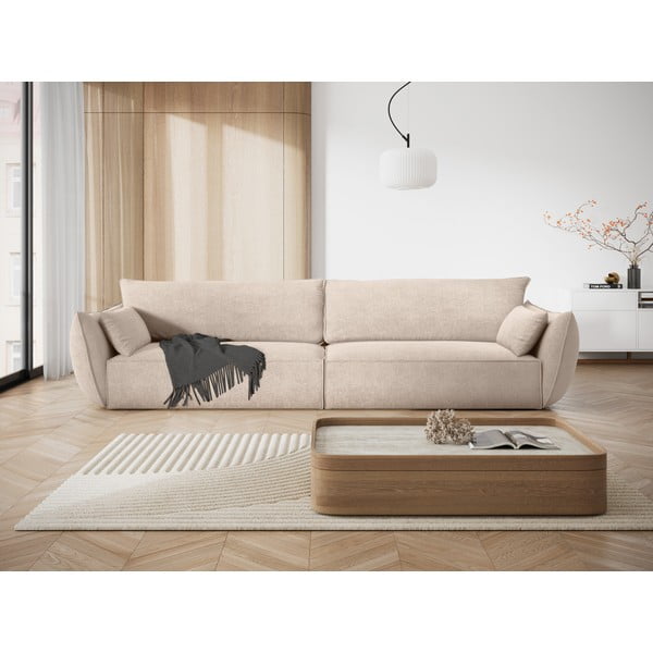 Divano beige 248 cm Vanda - Mazzini Sofas-image-1
