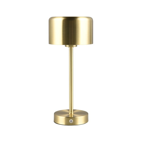 Lampada da tavolo a LED dimmerabile in oro (altezza 30 cm) Jeff - Trio