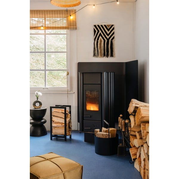 Vaso nero in gres fatto a mano Baldvin - Bloomingville-image-4