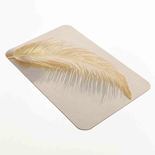 Tappetino per il bagno marrone chiaro 50x80 cm Angelica – douceur d'intérieur-image-4