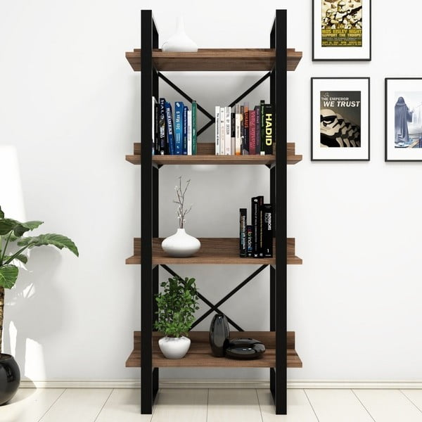 Libreria in legno di noce decor Muzzo Adisa - Puqa Design-image-3