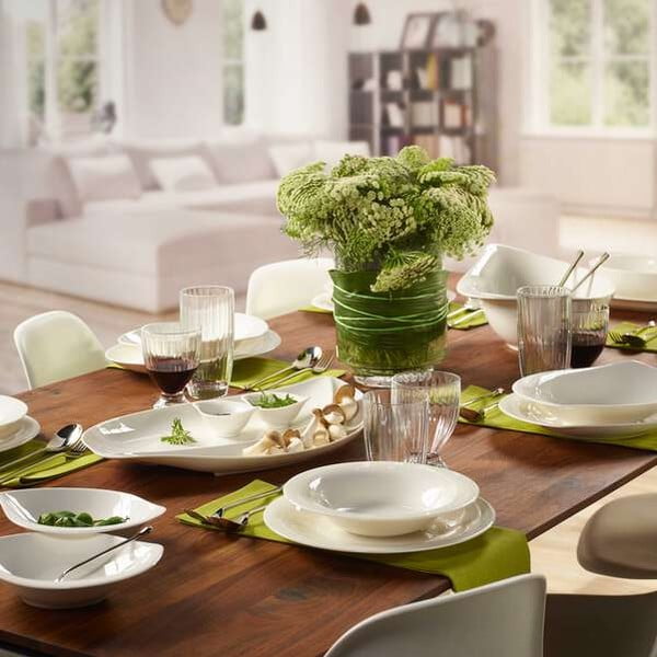 Set di stoviglie in porcellana bianca Villeroy & Boch 8 pezzi New Cottage - Villeroy&Boch-image-1
