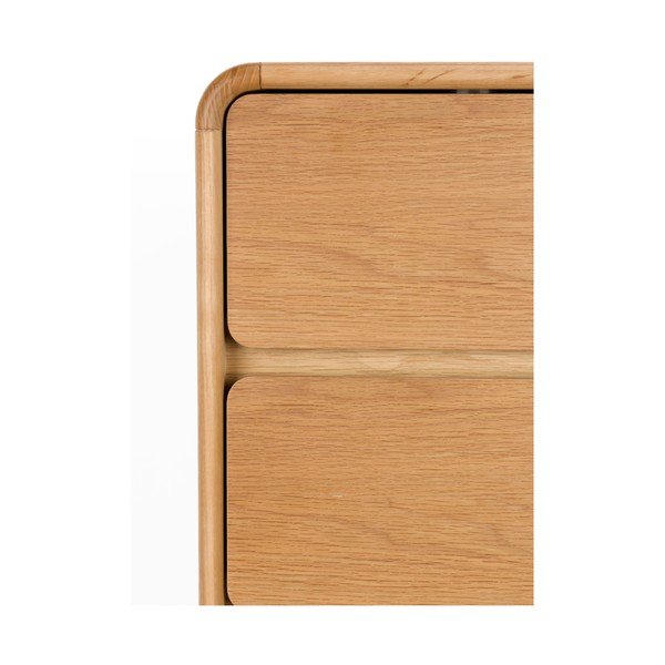 Cassettiera di colore naturale in frassino massiccio 45x112x40 cm Rise – Zuiver-image-4