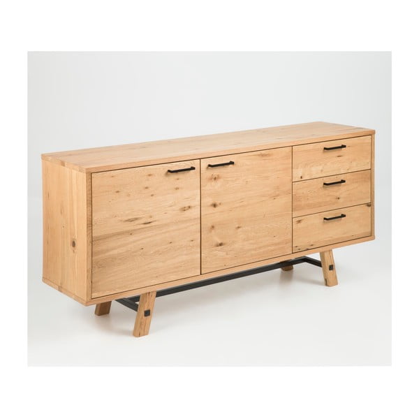 Cassettiera a due ante e 3 cassetti Stoccolma - Actona-image-3