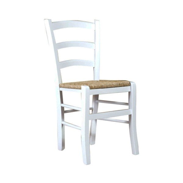Bílá jídelní židle z bukového dřeva Alis