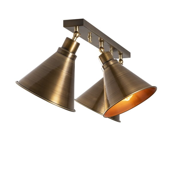 Plafoniera color bronzo con paralume in metallo ø 20 cm Tramino – Opviq lights-image-2