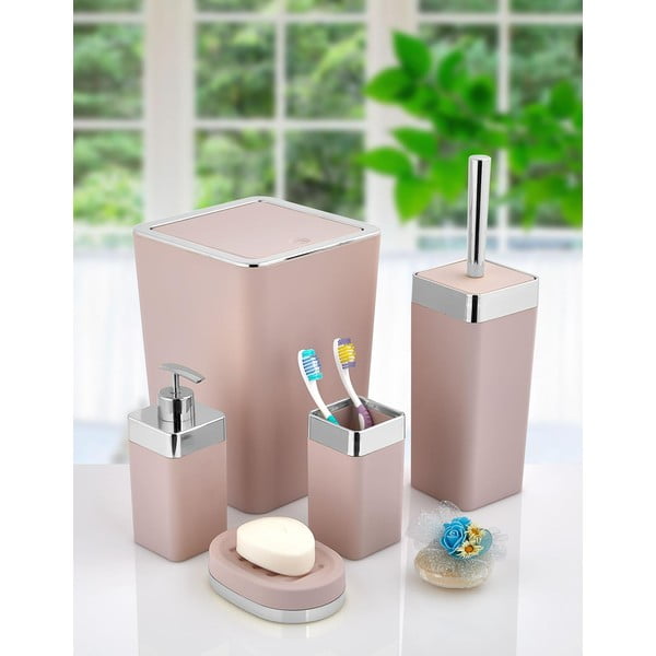Set di accessori da bagno rosa - Oyo Concept-image-1