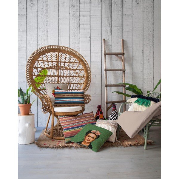 Cuscino verde , 45 x 45 cm Frida - Madre Selva-image-1