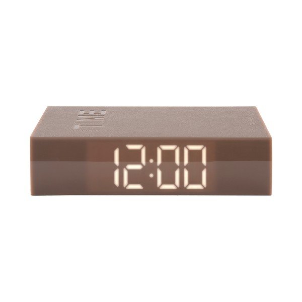 Sveglia a LED grigio-marrone Libro - Karlsson-image-2