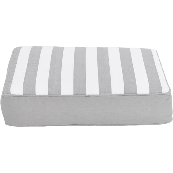 Cuscino di seduta in cotone bianco e grigio, 40 x 40 cm Timon - Westwing Collection