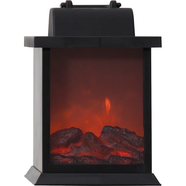 Decorazione luminosa a LED con imitazione di fiamma, larghezza 15 cm Fireplace - Star Trading-image-1