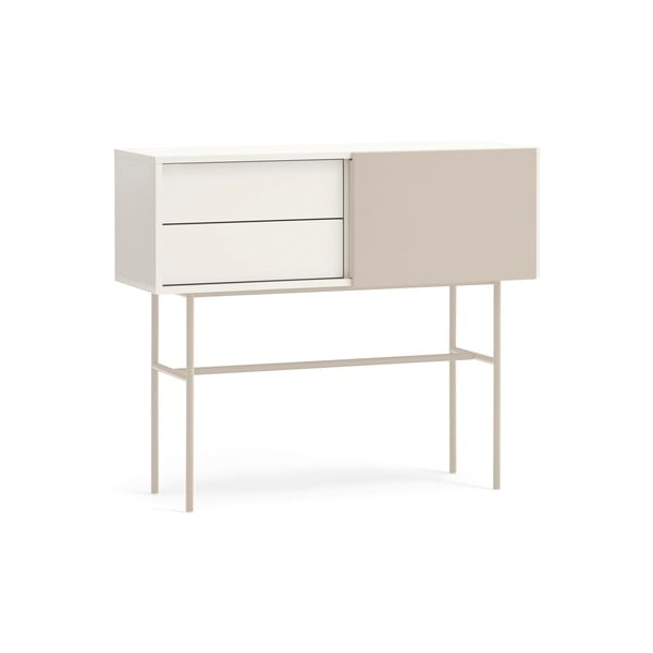 Tavolo consolle beige/color crema 35x110 cm Nube – Teulat-image-3