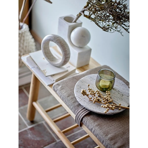 Vaso in marmo bianco Abbelin - Bloomingville-image-2