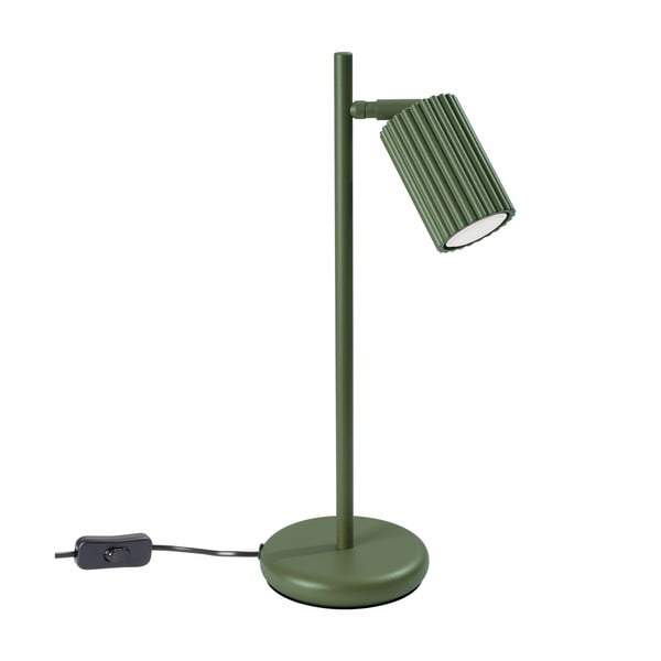 Lampada da tavolo verde (altezza totale 43 cm) Gleam – Nice Lamps