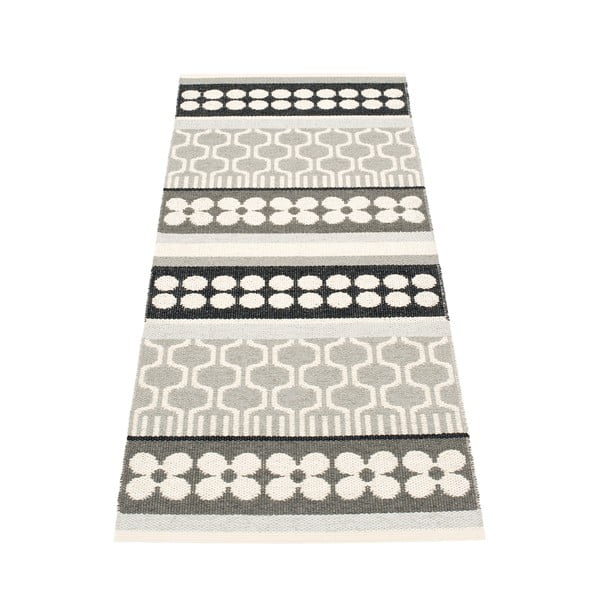 Passatoia da interno/esterno grigia/color crema 70x180 cm Asta Warm Grey – Pappelina