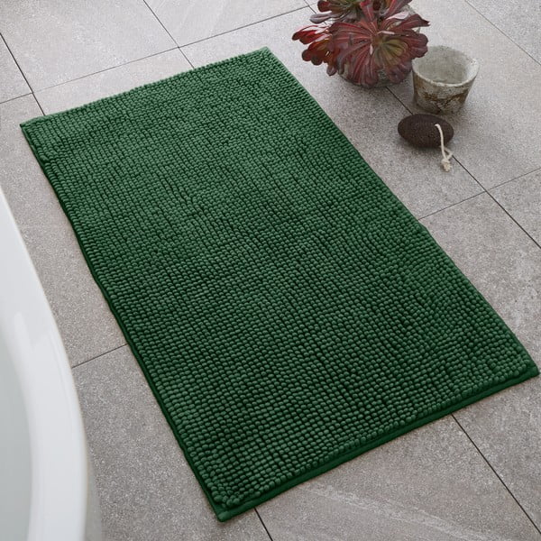 Tappetino per il bagno verde scuro 50x80 cm Bobble – Catherine Lansfield-image-1