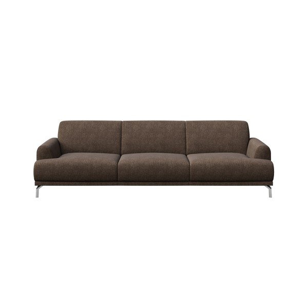 Divano marrone Puzo, 240 cm - MESONICA