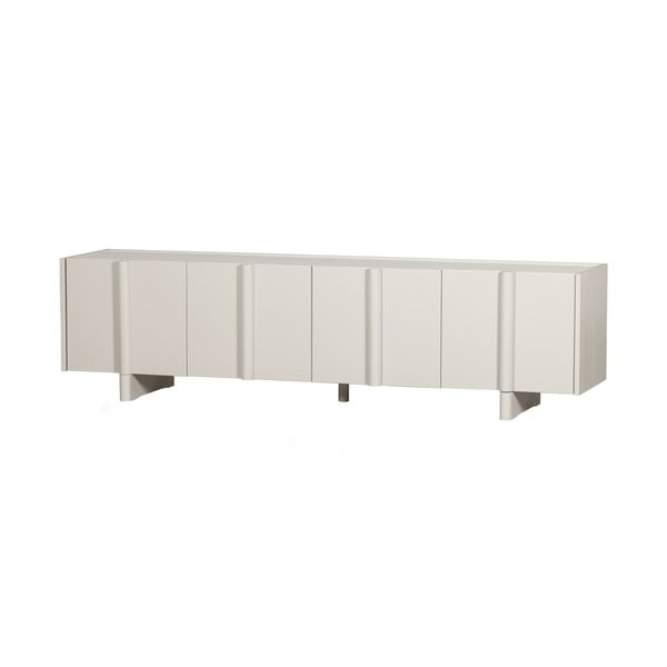 Tavolo TV modulare crema in legno di pino 200x53 cm Basu - WOOOD-image-3