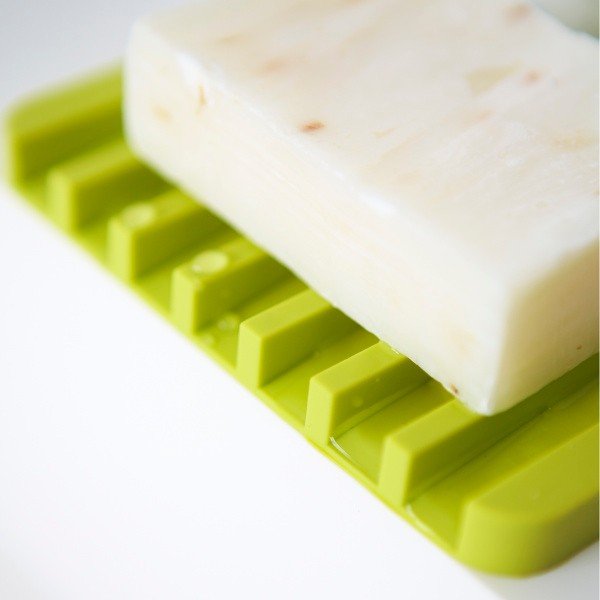 Tappeto di sapone verde Flow - YAMAZAKI-image-1