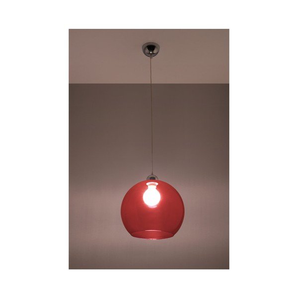 Lampada da soffitto rossa Bilbao - Sollux-image-2