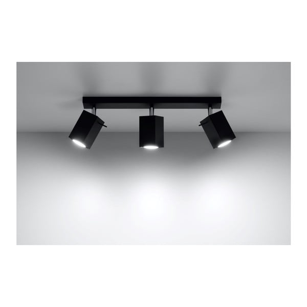 Plafoniera nera Toscana - Sollux-image-1