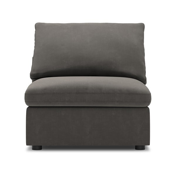 Parte centrale marrone scuro del divano modulare in velluto a coste Galaxy - Windsor & Co Sofas