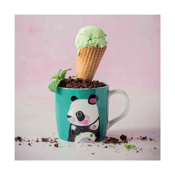 Tazza in porcellana turchese Pete Cromer Panda, 375 ml - Maxwell & Williams-image-1