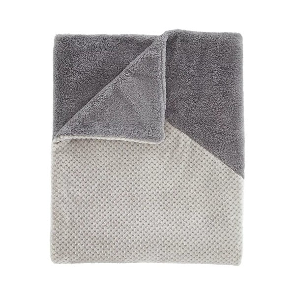 Coperta grigia in micropile 130x170 cm Cosy Larsson Geo – Catherine Lansfield