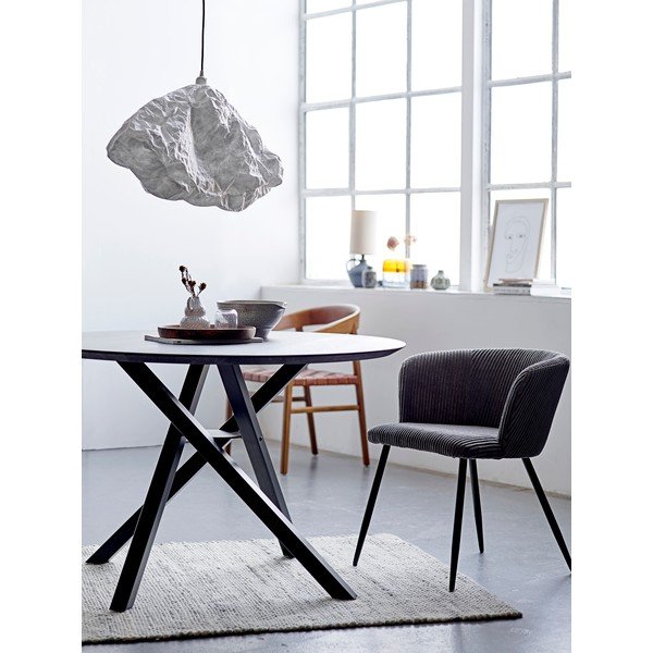 Ciotola da portata in gres grigio e bianco, ø 24,5 cm Thea - Bloomingville-image-4