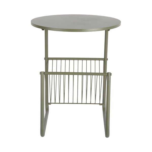 Tavolino rotondo in metallo ø 40 cm Riqueza Revista – Leitmotiv-image-4