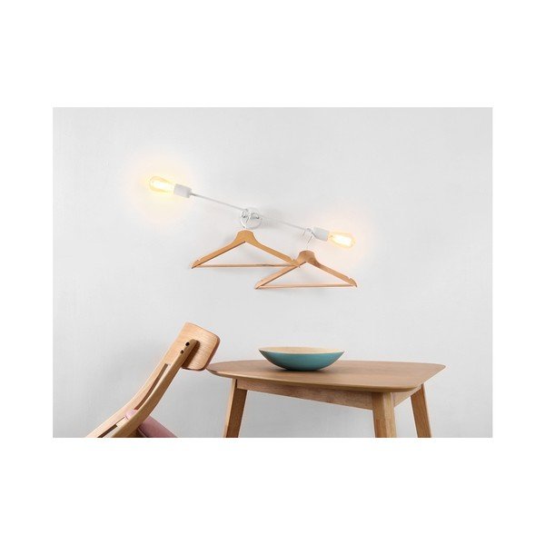 Lampada da parete bianca per 2 lampadine Custom Form , larghezza 60 cm Twigo - CustomForm-image-3