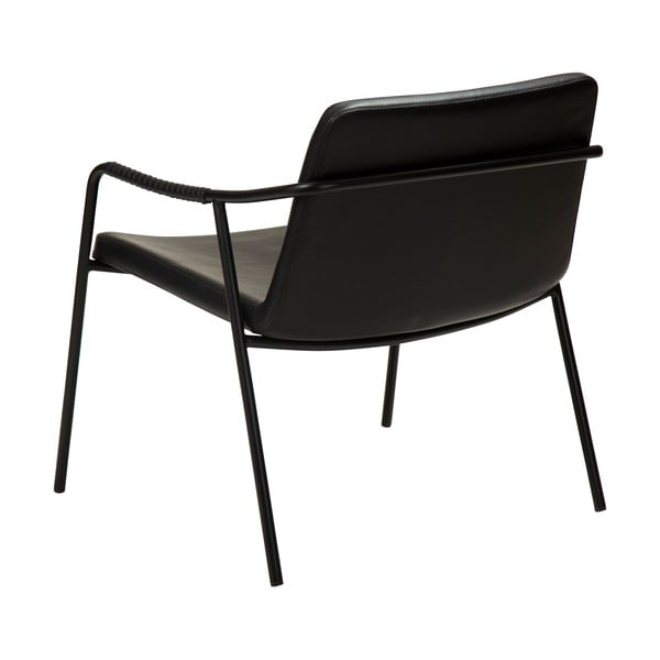 Poltrona in similpelle nera Boto - DAN-FORM Denmark-image-4