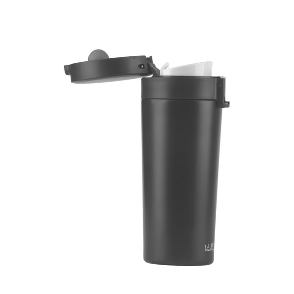 Termos da viaggio nero, 400 ml Fuori - Vialli Design-image-2