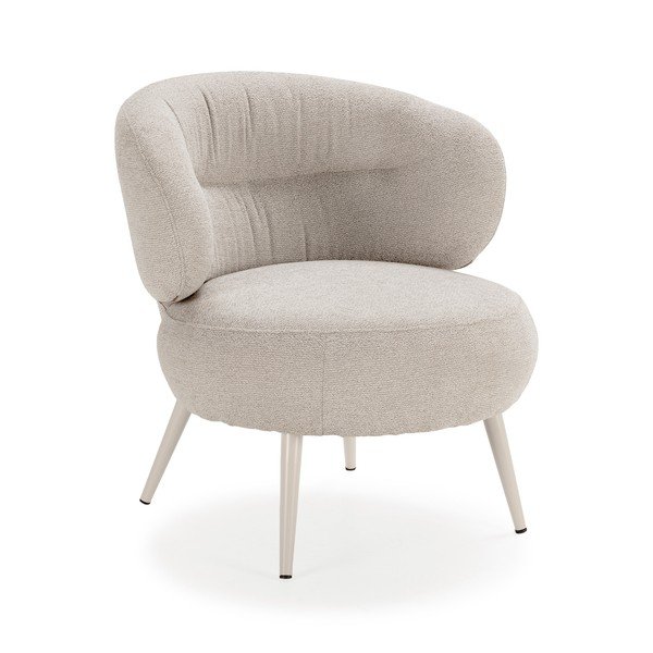 Poltrona beige Liva – MOME