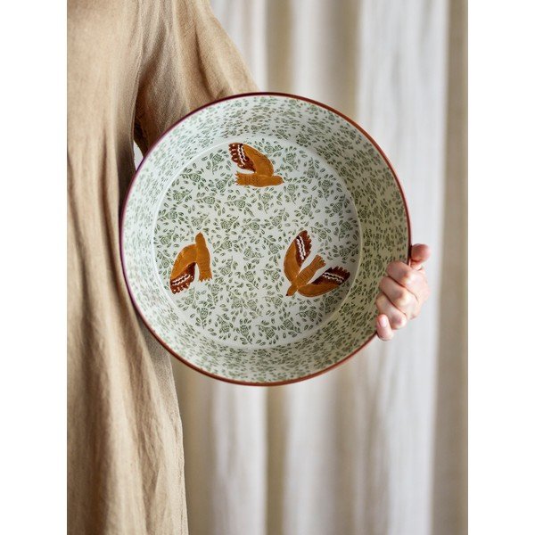 Ciotola verde in ceramica ø 28 cm Hezha – Bloomingville-image-3