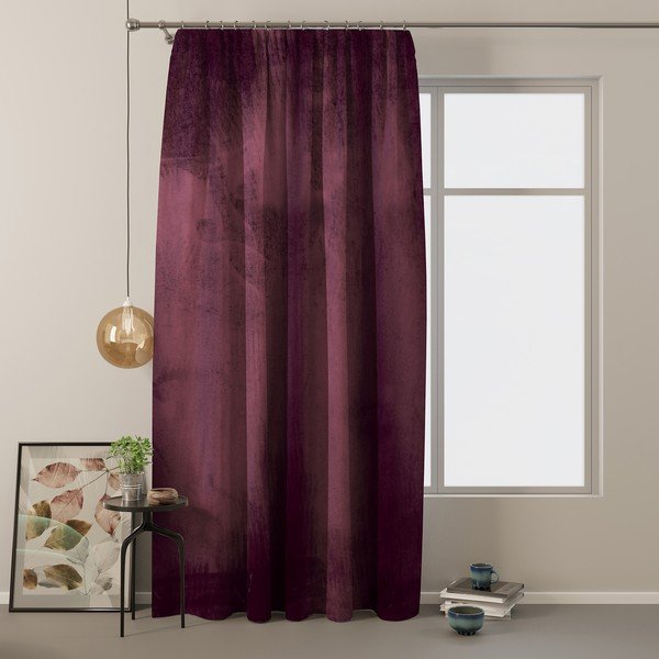 Velluto viola Tenda vellutata, 245 x 140 cm - AmeliaHome