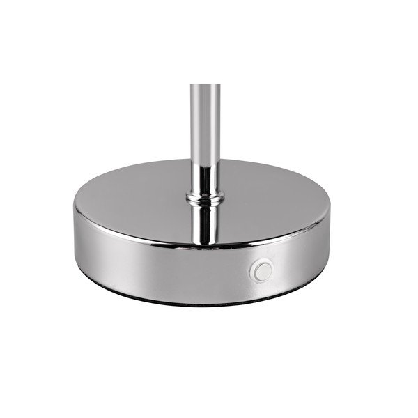 Lampada da tavolo dimmerabile a LED in argento lucido (altezza 30 cm) Jeff - Reality-image-3