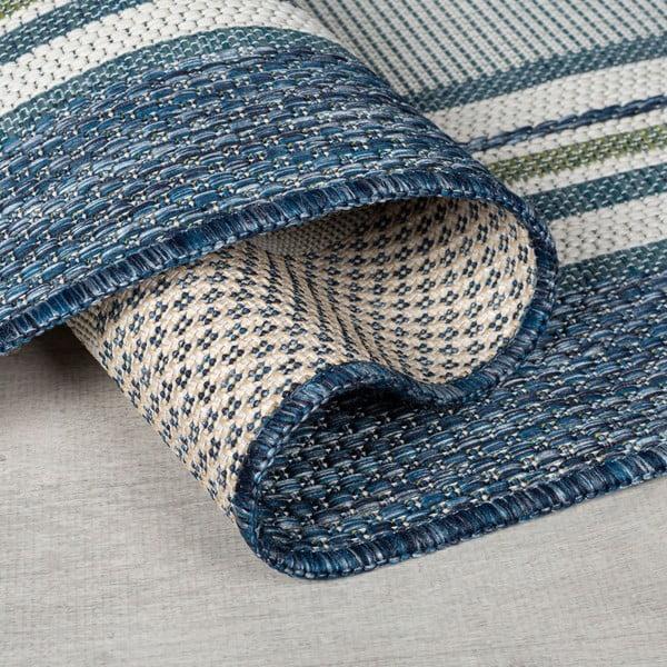 Tappeto da interno e esterno color foglia di tè 120x170 cm Roma Stripe – Flair Rugs-image-2