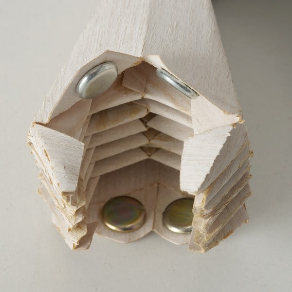 Decorazione natalizia in carta bianca da appendere a forma di stella , ø 20 cm Kassia - Boltze-image-1