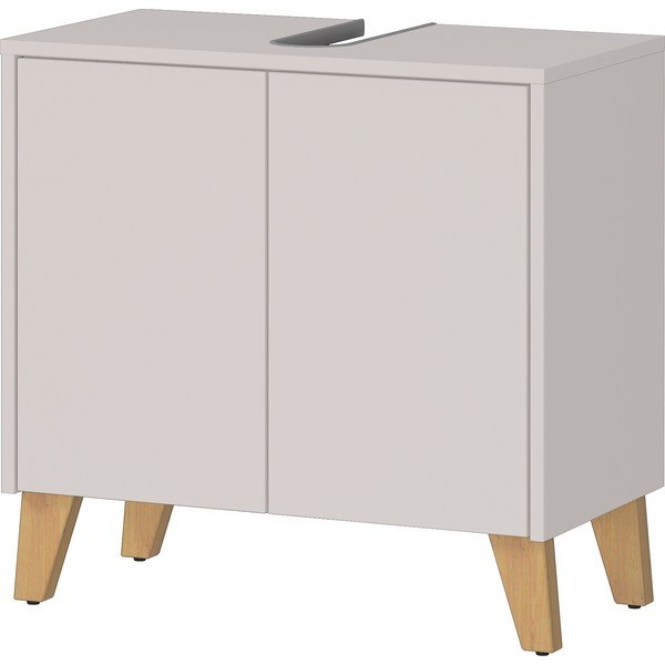 Mobile da lavabo color crema opaco 60x59 cm Arnea – Germania