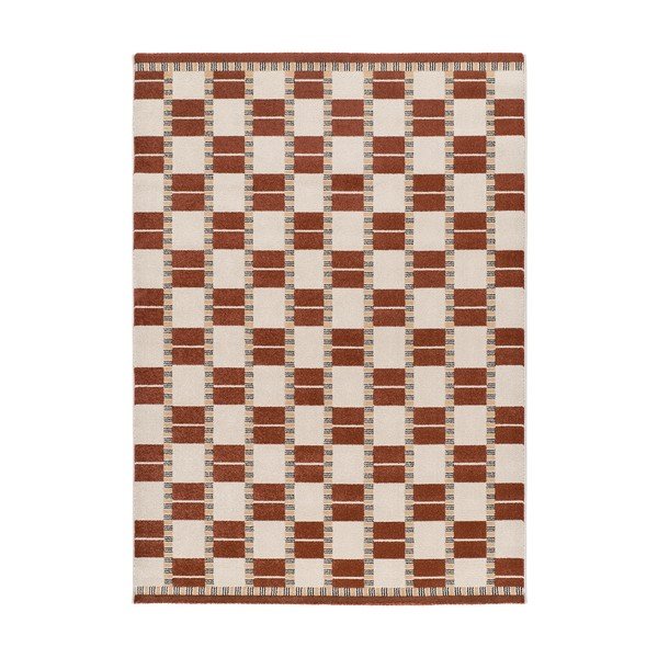 Tappeto beige/color terracotta 160x230 cm Astra – Universal