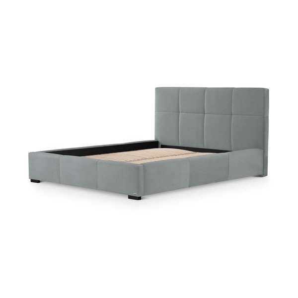 Letto matrimoniale grigio con griglia e contenitore , 180 x 200 cm Fascination - Guy Laroche Home