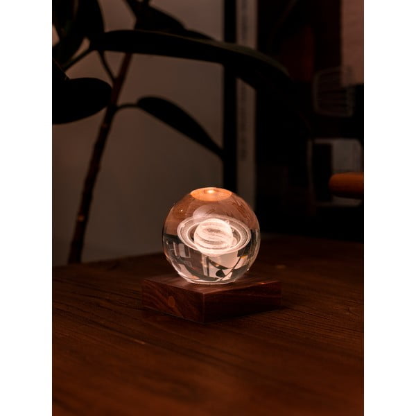 Decorazione luminosa marrone scuro con ricarica USB Amber – Gingko-image-3