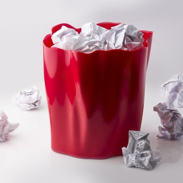 Cestino QUALY Flow Bin, rosso - Qualy