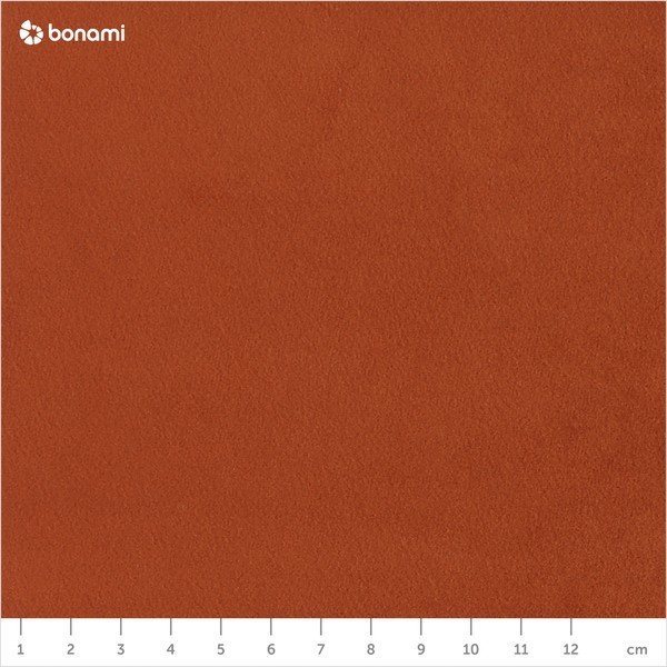 Divano letto angolare in velluto arancione scuro, angolo sinistro Moor - Ghado-image-4